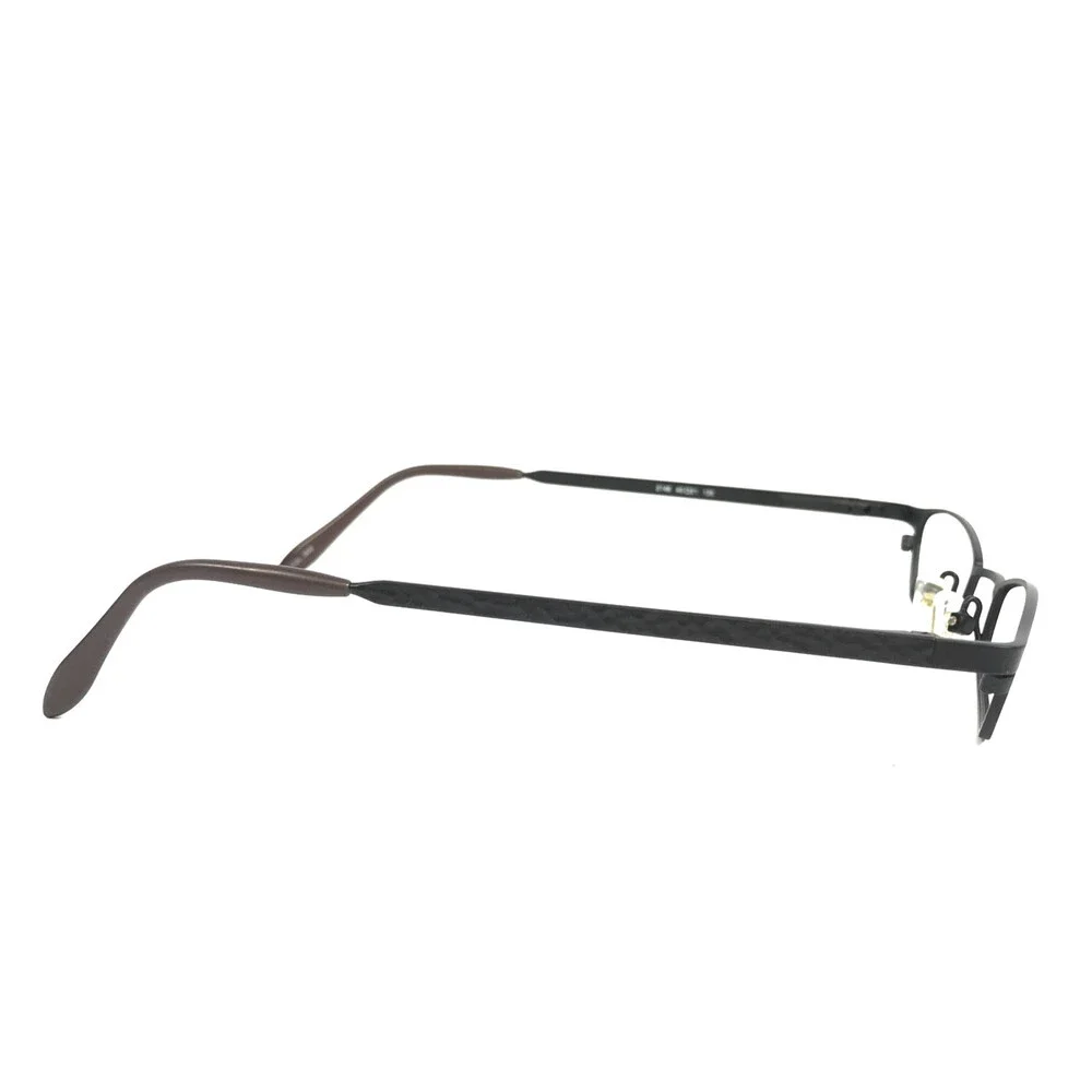 ogi Petite Eyeglasses Frames 2146 COL. 560 Black Rectangle Wire Rim 40-21-135